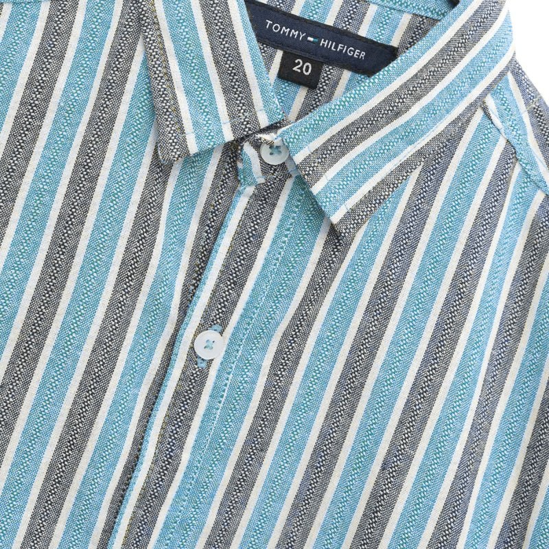 Exclusive Boy's Multicolor Lining Casual Shirt - Ferozi