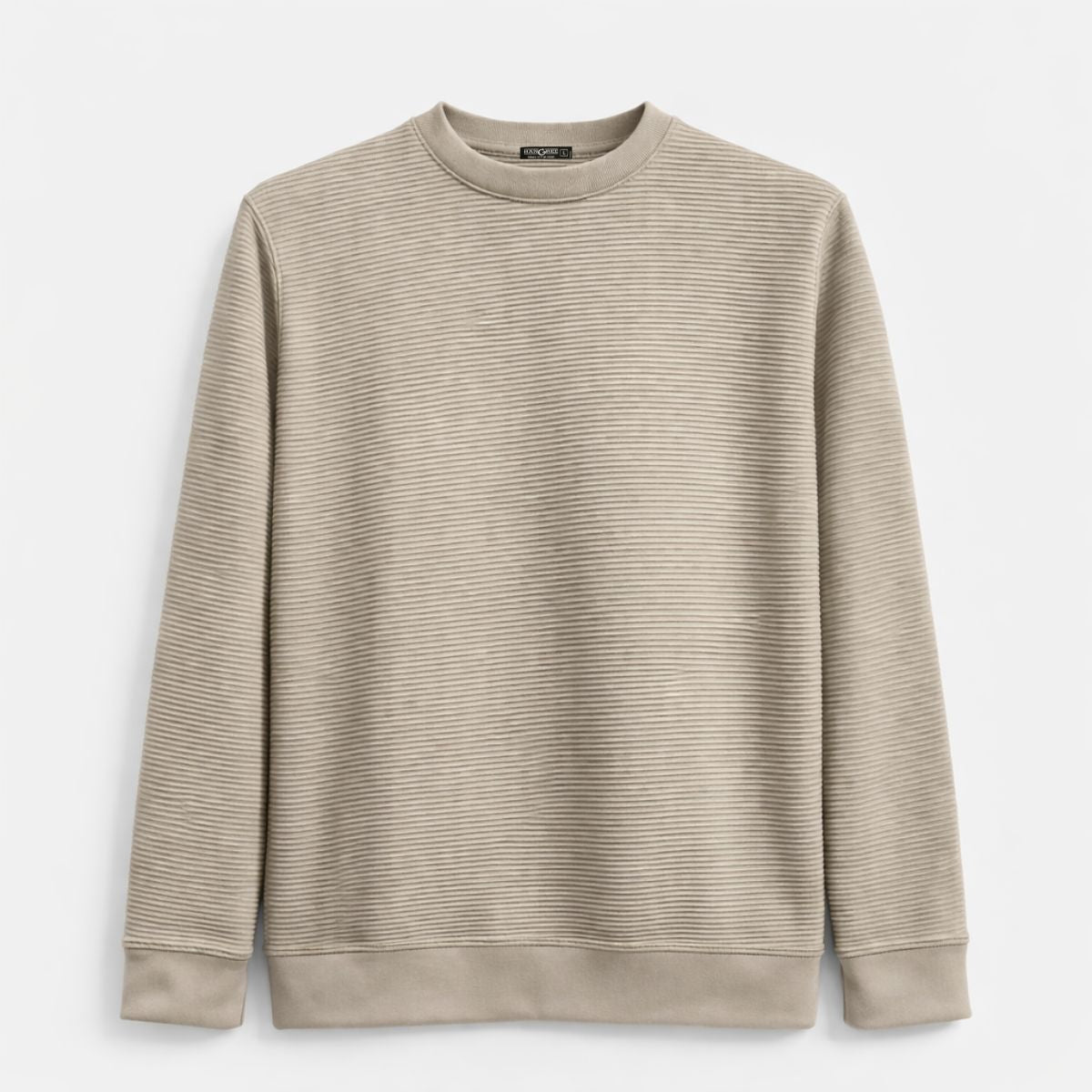 HG Men's Premium Polyestre Fleece Pattern Sweat Shirt - Silk