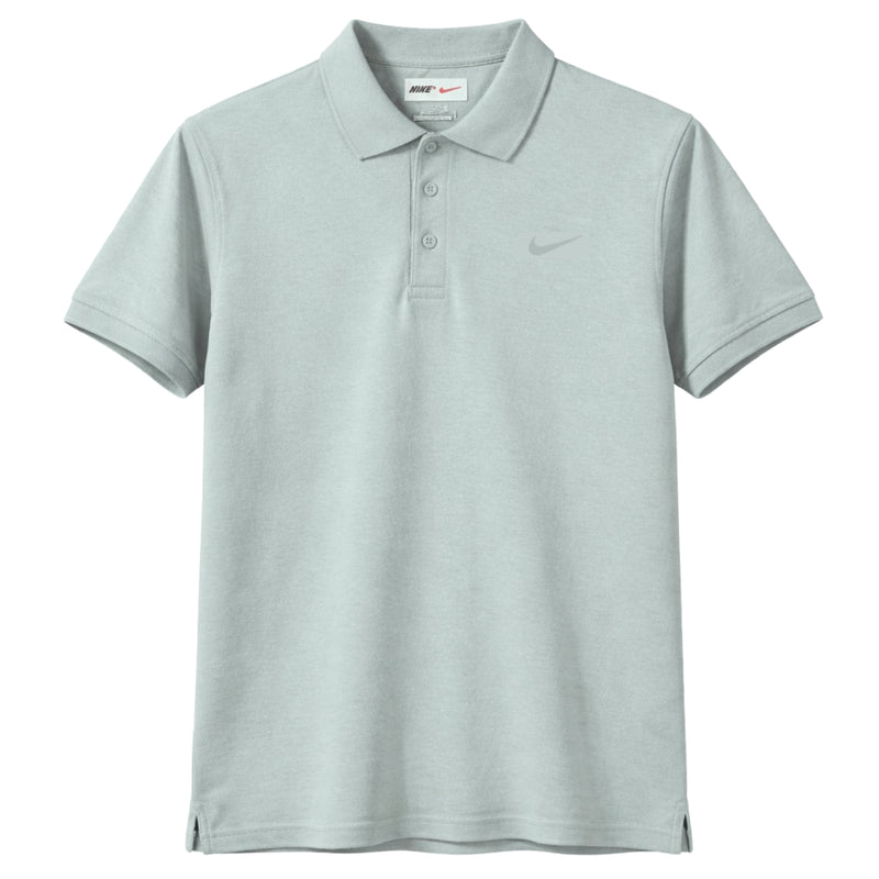 Men’s Emb. Everyday Basic Polo Shirt – Ice Grey