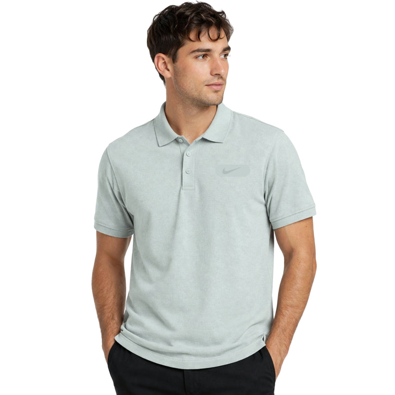 Men’s Emb. Everyday Basic Polo Shirt – Ice Grey