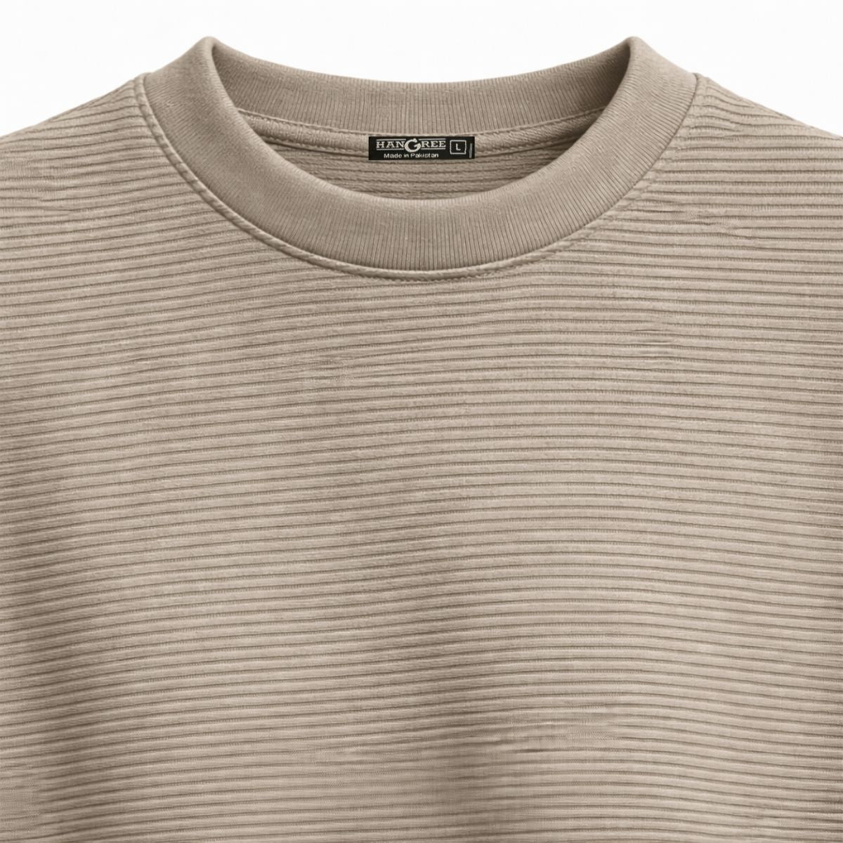 HG Men's Premium Polyestre Fleece Pattern Sweat Shirt - Silk