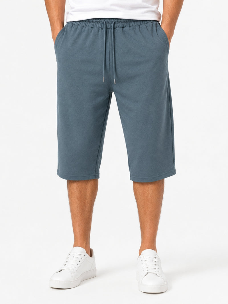 Men's Essential Cotton Jersey 3 Quarter Lounge Shorts