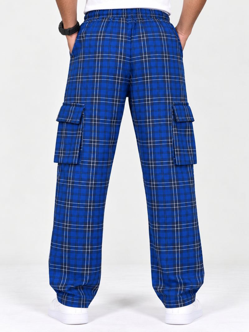 Exclusive Cargo Check Casual Trouser For Men