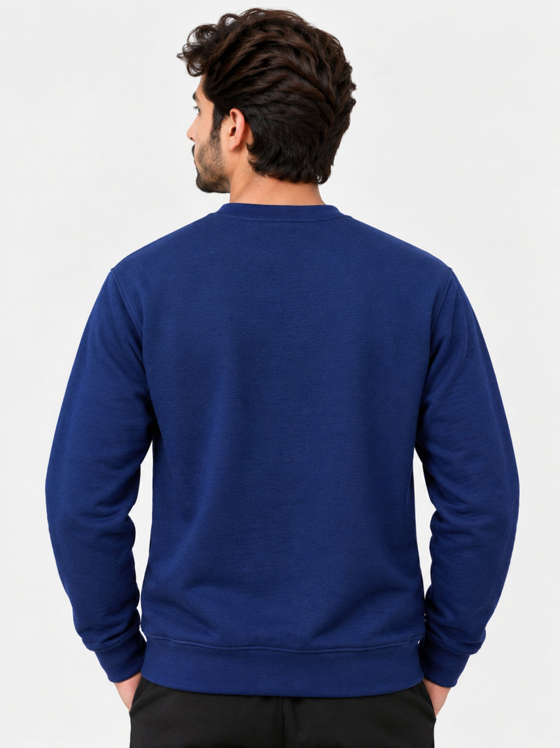 Men's Combo Sweat Shirt - Yellow Navy