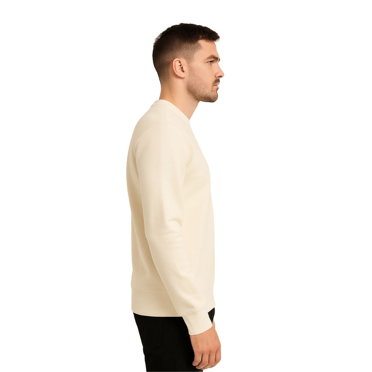 HG Basic Sweat Shirt - Cream