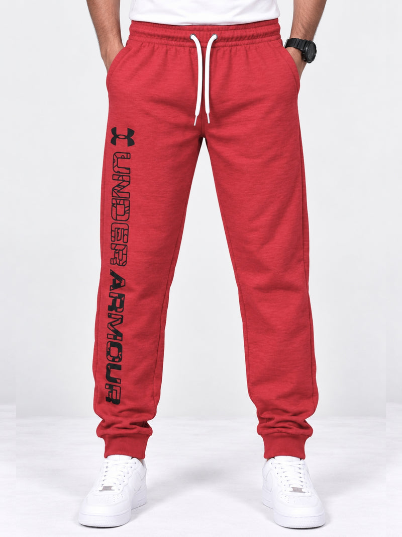 UA Men Close Bottom Prime Red Jogger