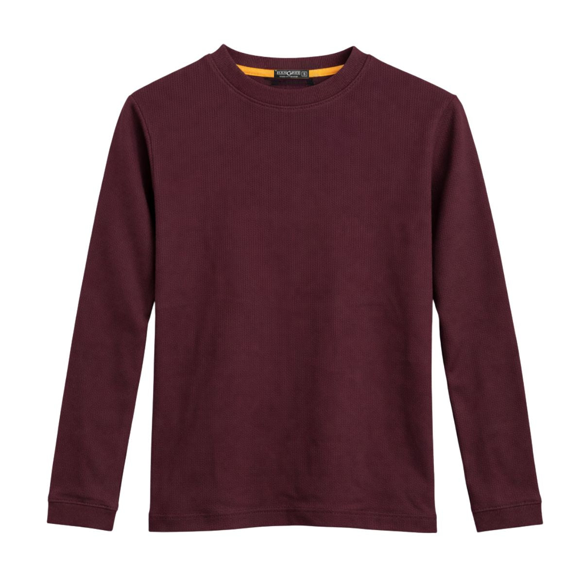 HG Rib Knitted Winter Full Sleeves Inner Shirt for Men & Women – Maroon
