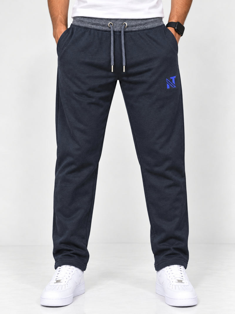 Men's Sginature Embroidered Sweat Pant - Navy