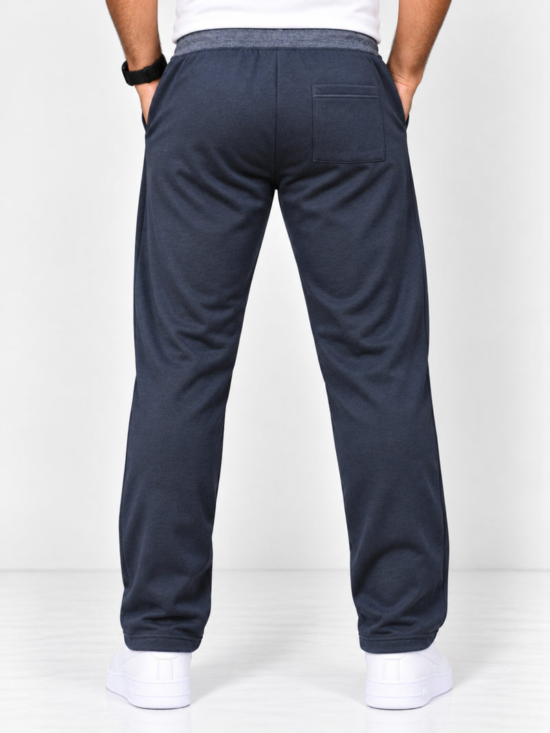 Men's Sginature Embroidered Sweat Pant - Navy