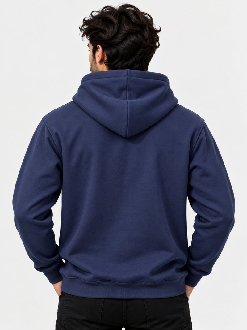 Vintage Goods Printed Pullover Hoodie - Navy