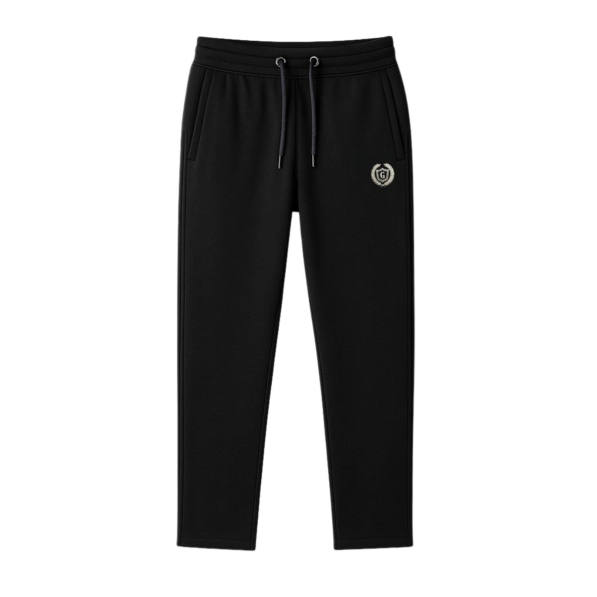 HG Signature Narrow Bottom Terry Winters Trousers For Men's - Black