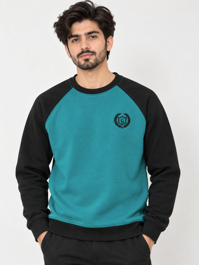 HG Signature Raglan Sweat Shirt For Men's - Zink