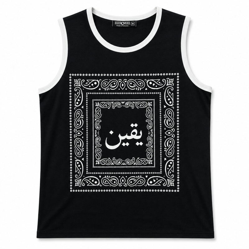 Men's Bandana Graphic Sleeveless Tank Top