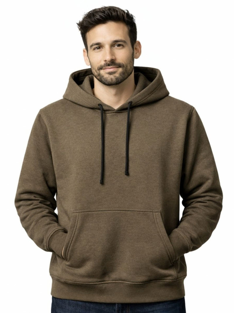 HG Signature Fleece Pull Over Hoodie - Brown