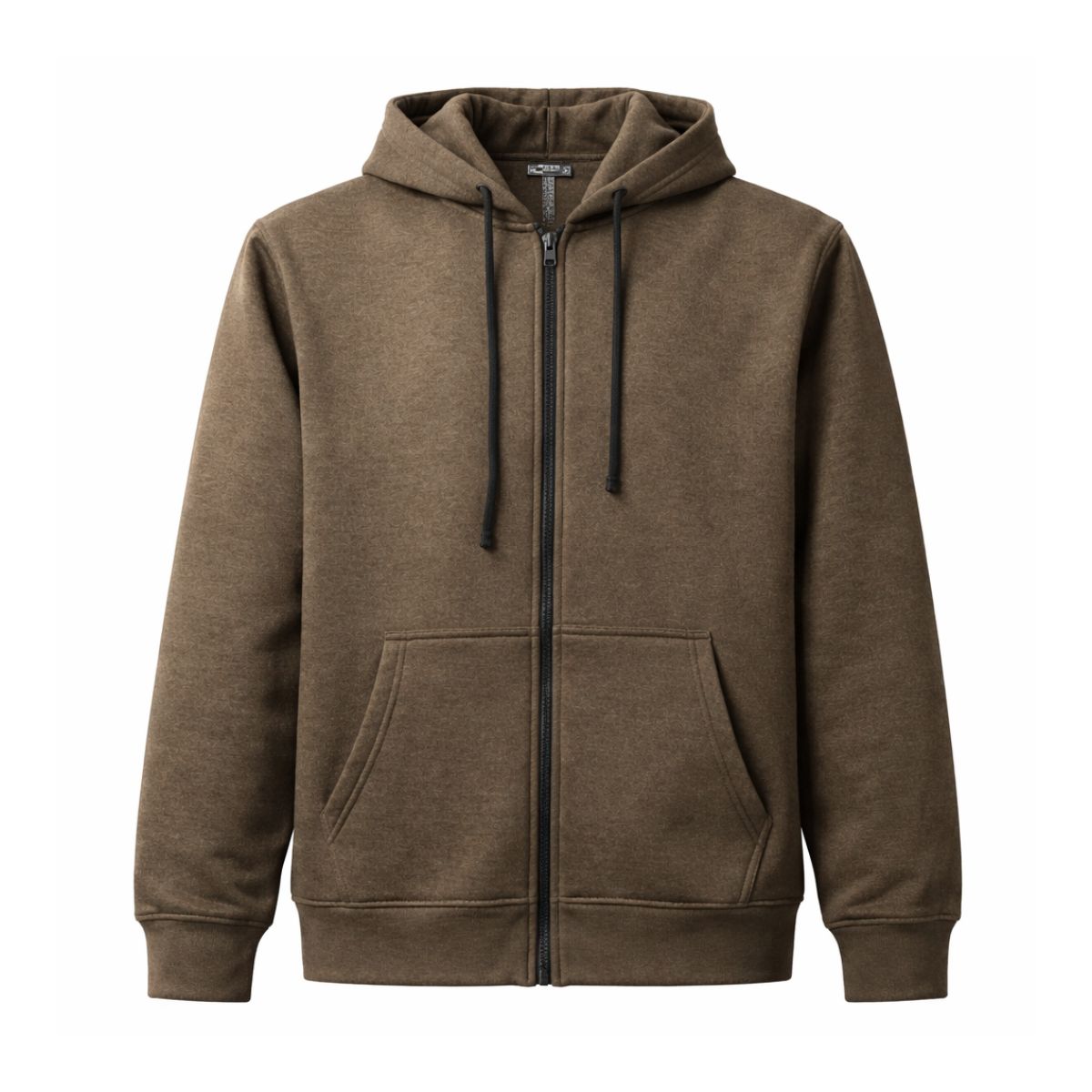 HG Classic Fleece Zip-Up Hoodie - Brown
