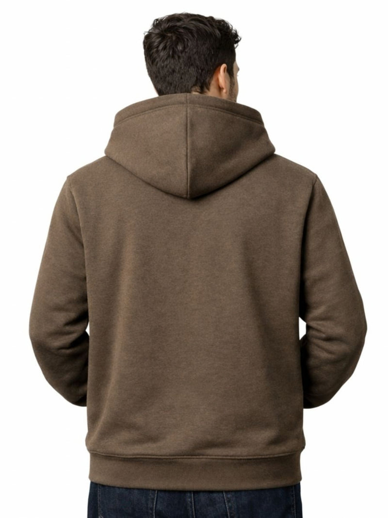 HG Signature Fleece Pull Over Hoodie - Brown