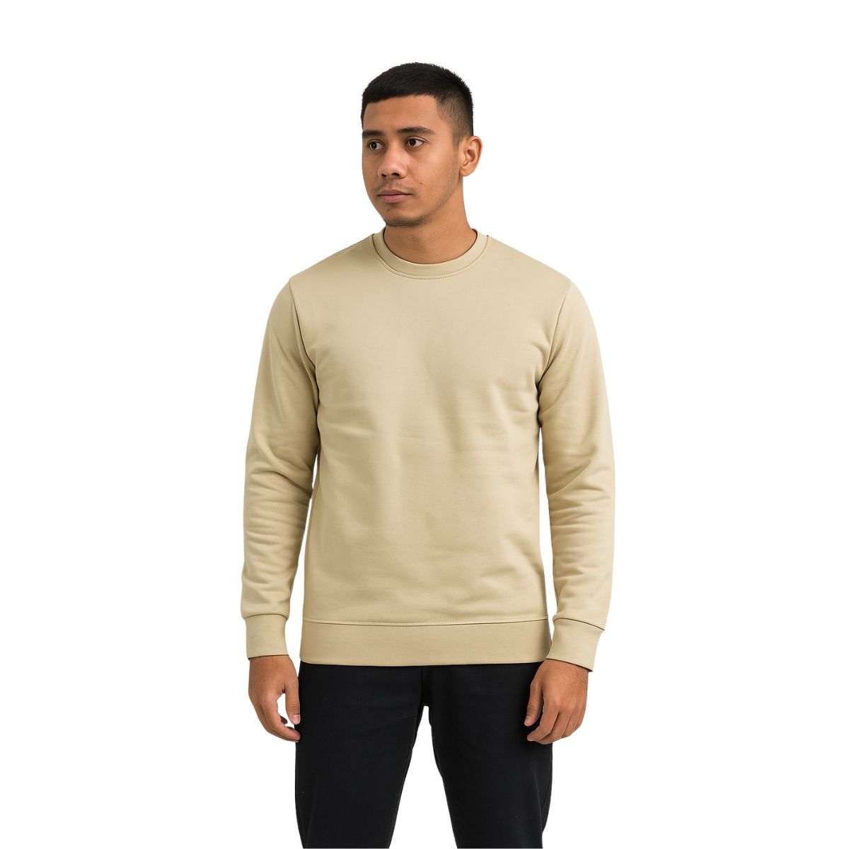 HG Basic Sweat Shirt - Beige