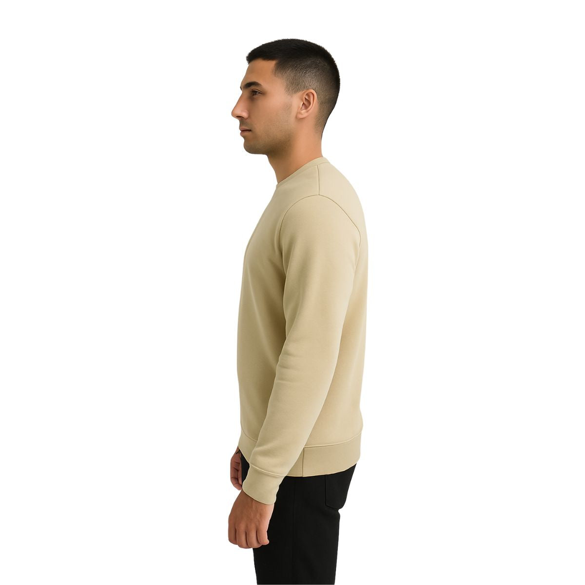 HG Basic Sweat Shirt - Beige
