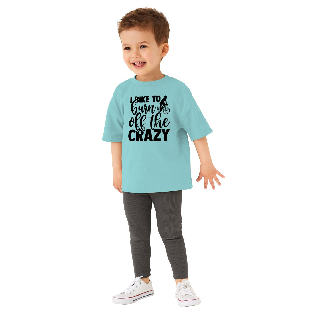 Boy's Exclusive Sea Green Printed Tee Shirt