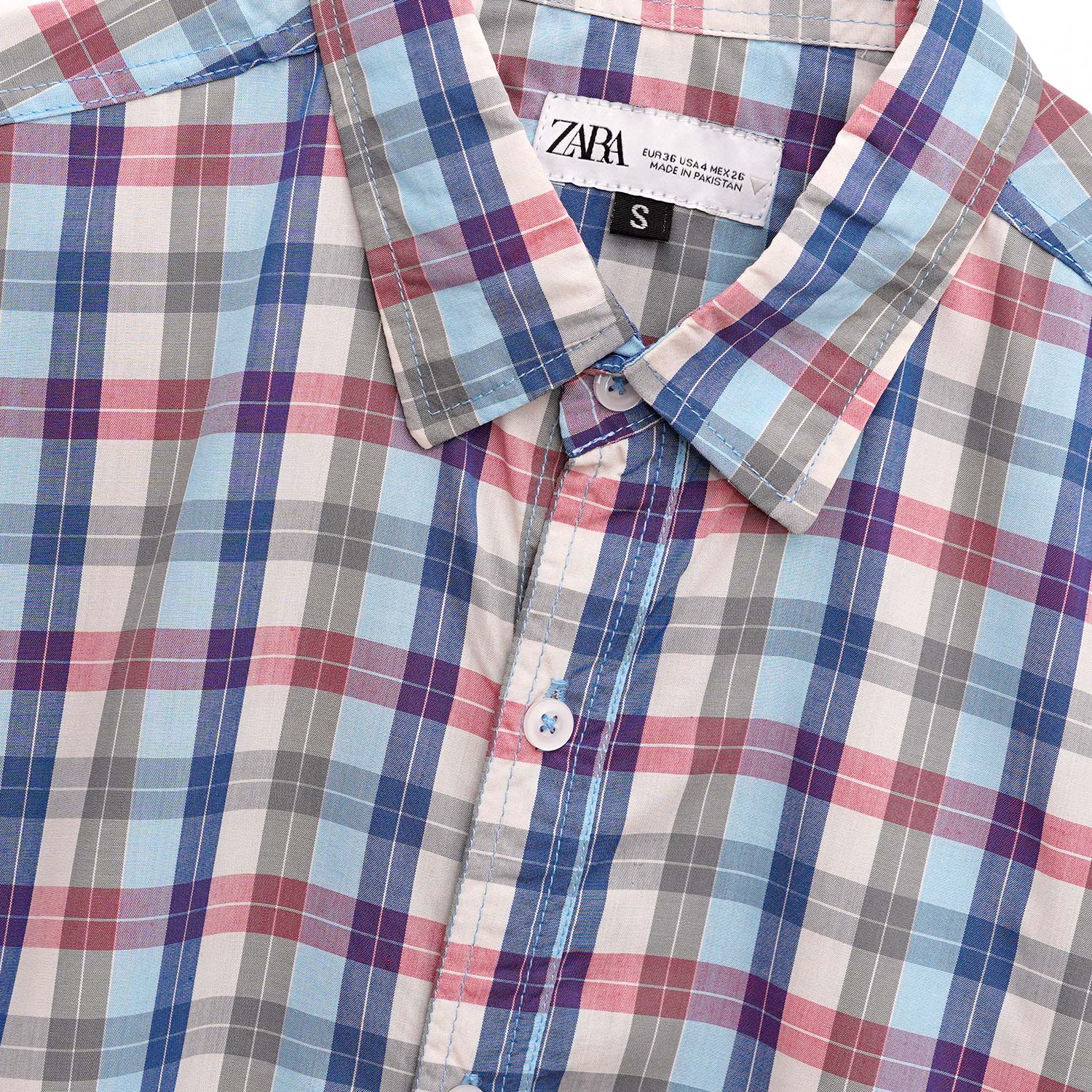Multicolor Plaid Check Casual Shirts For Men's