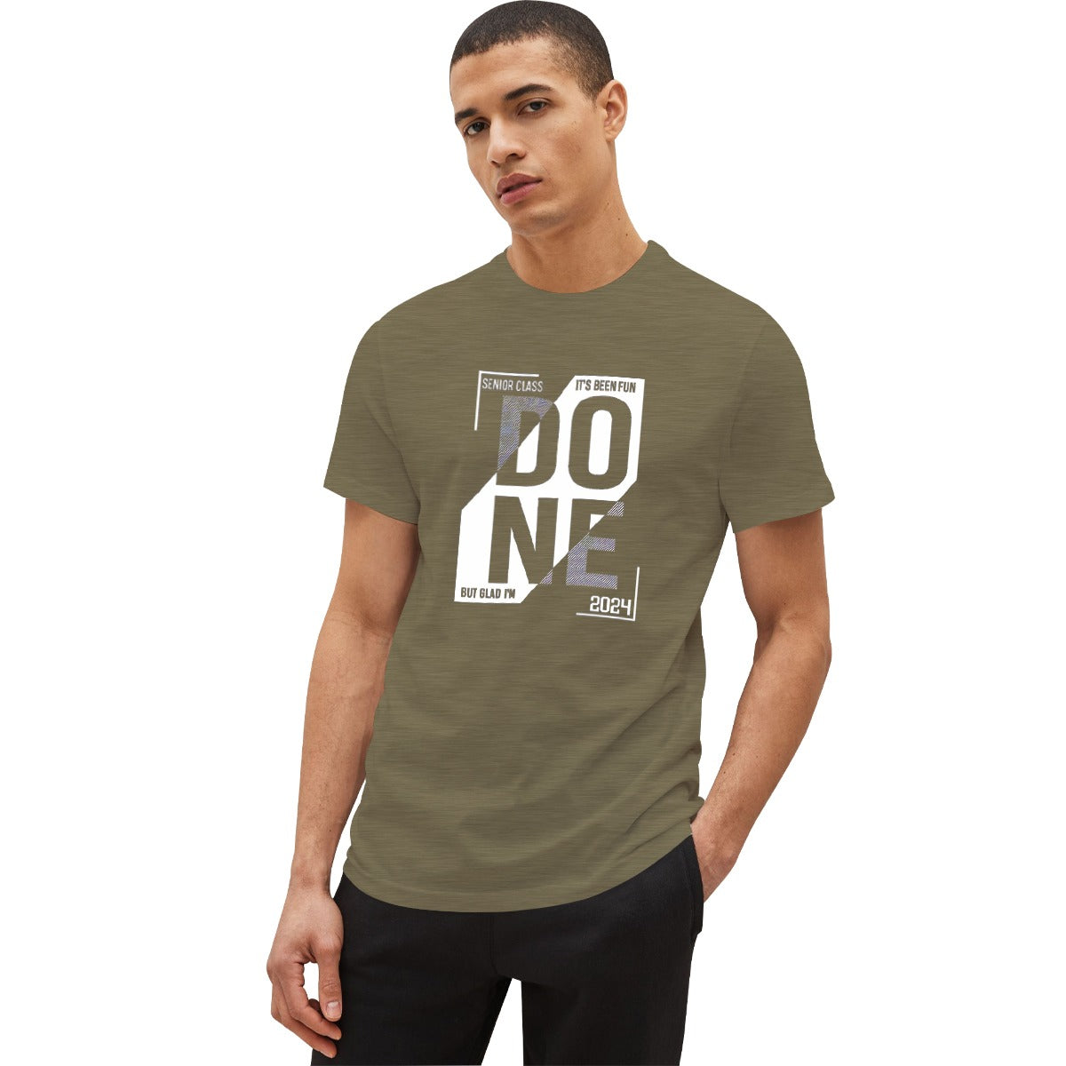 Exclusive Round Neck Printed Tee Shirt For Mens