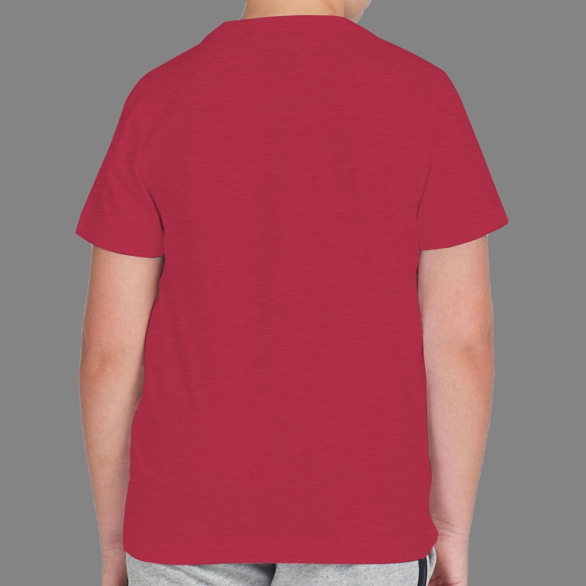 Boy's Exclusive Red Motor Bike Printed Tee Shirt