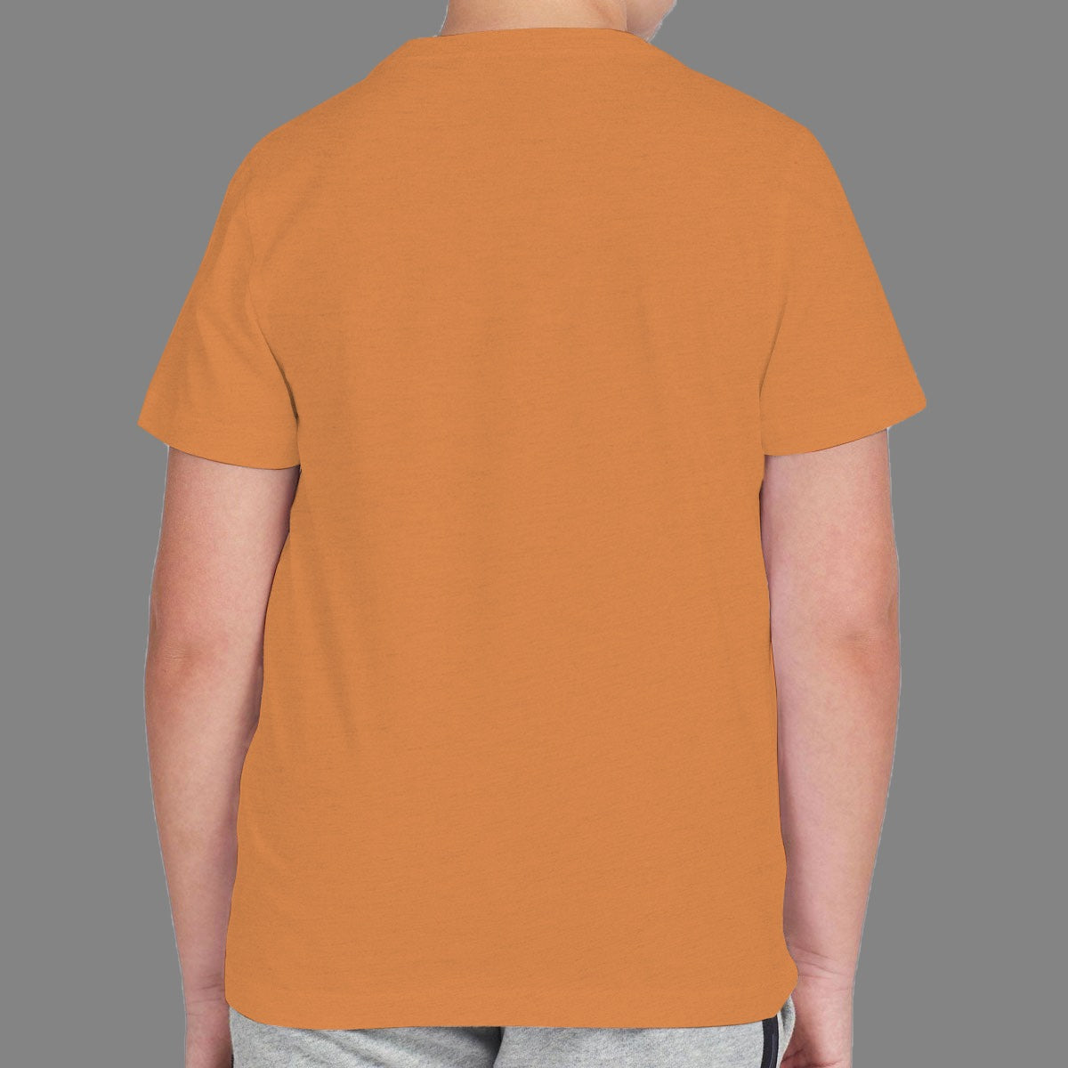 BOY'S "HOLIDAY VAN" PRINTED ORANGE TEE SHIRT