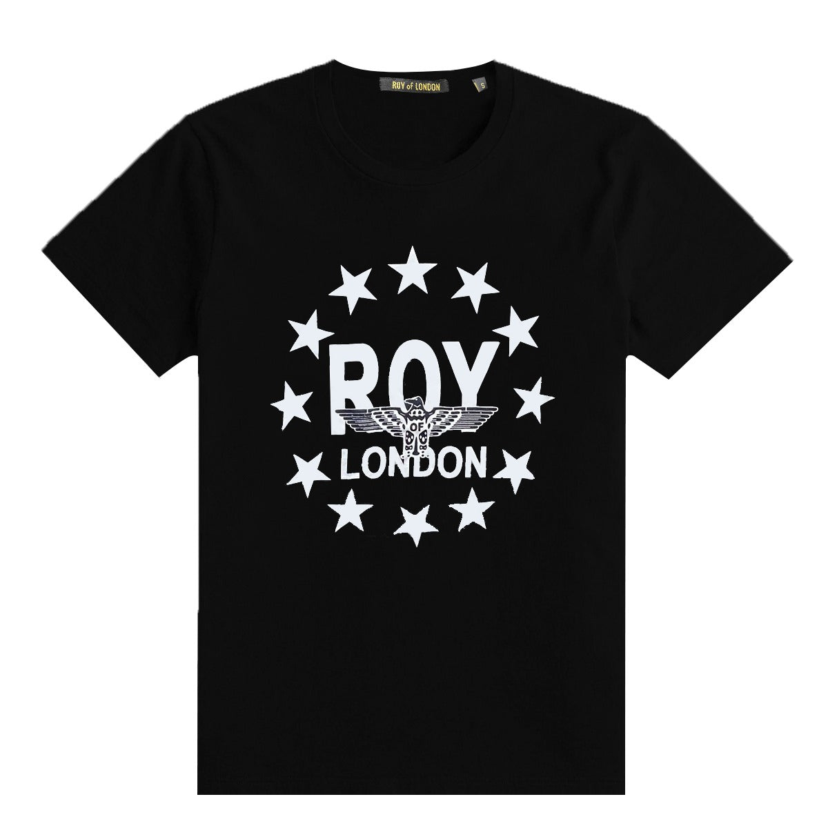 ROL Signature Printed Black Tee Shirt