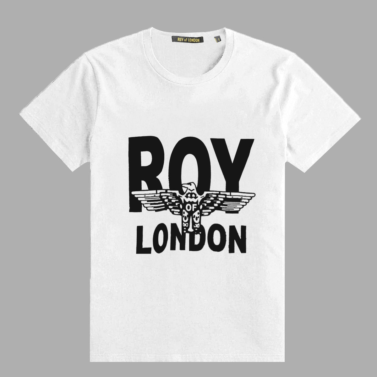 ROL SIGNATURE PRINTED WHITE TEE SHIRT