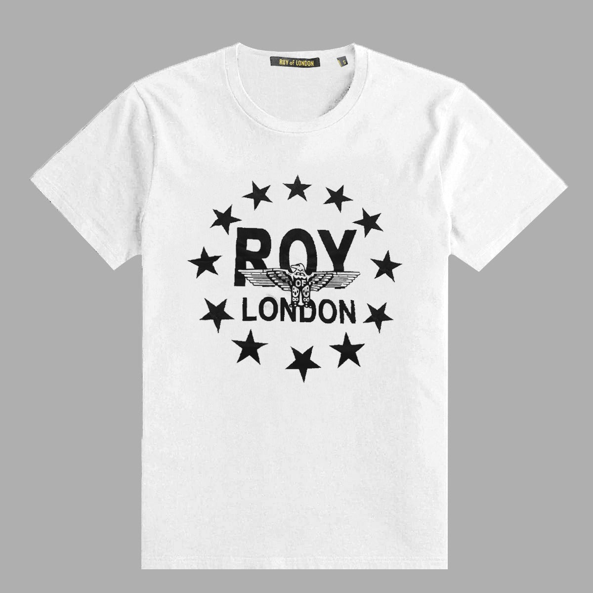 ROL SIGNATURE PRINTED WHITE TEE SHIRT