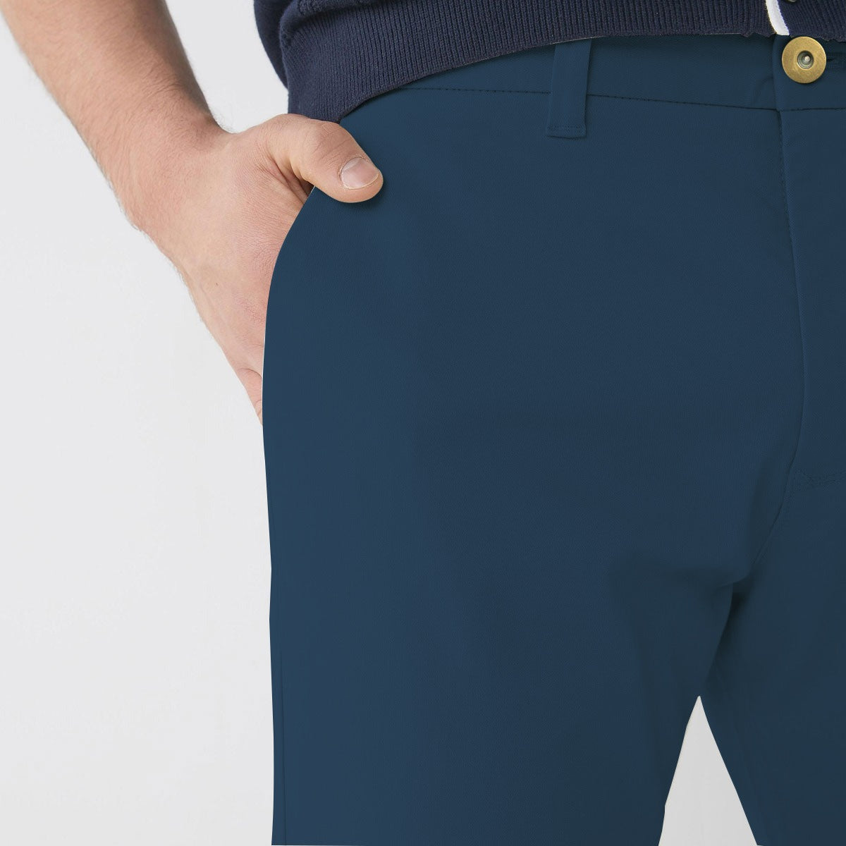 Branded LAVISH BLUE NARROW COTTON PANT