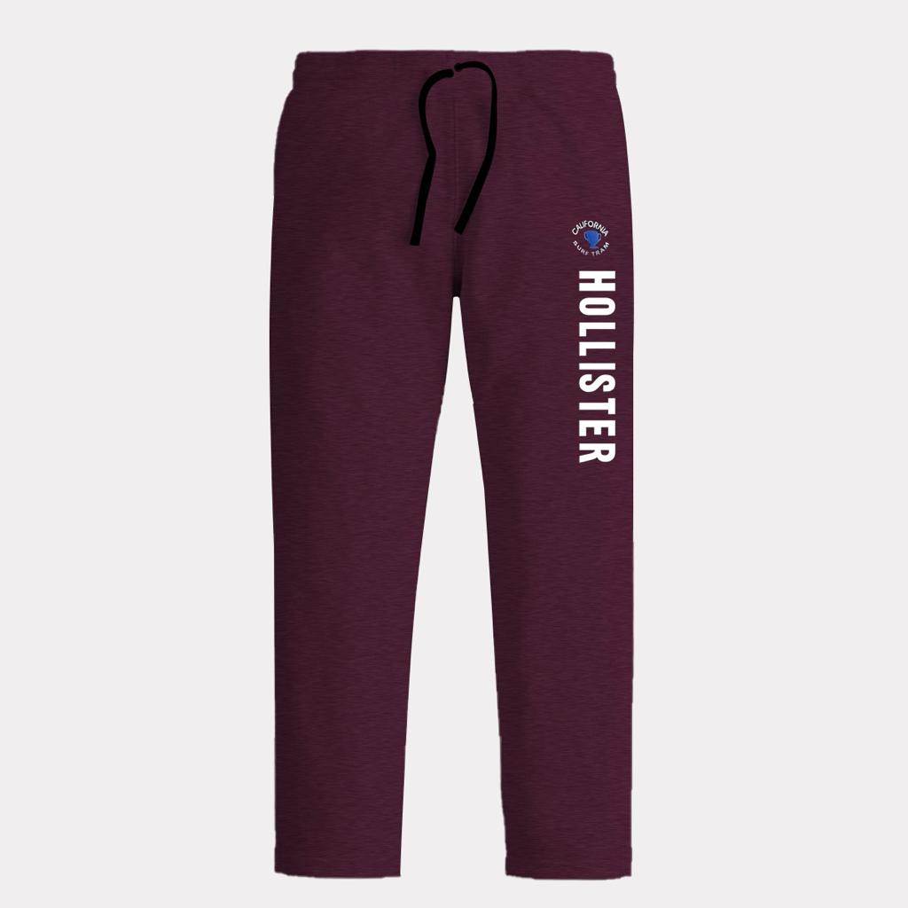 Sig Printed Burgundy Sweat Pant