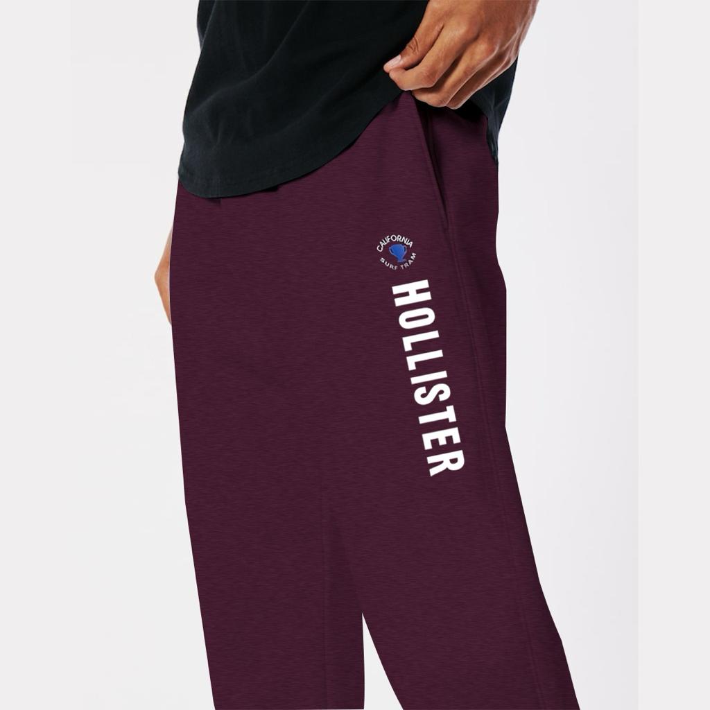 Sig Printed Burgundy Sweat Pant