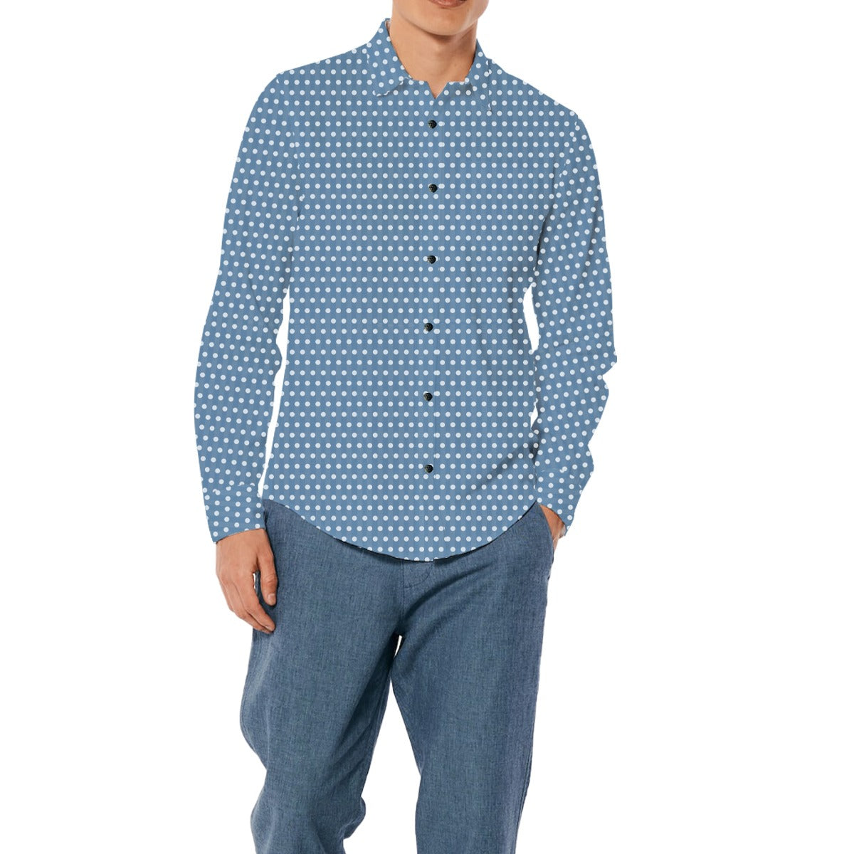 Premium Dotted Winter Casual Shirt