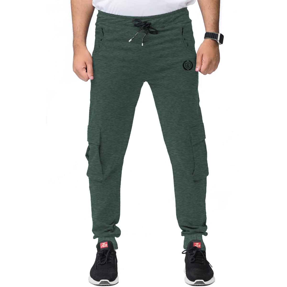 HG SIGNATURE CLOSE BOTTOM CARGO TERRY TROUSER