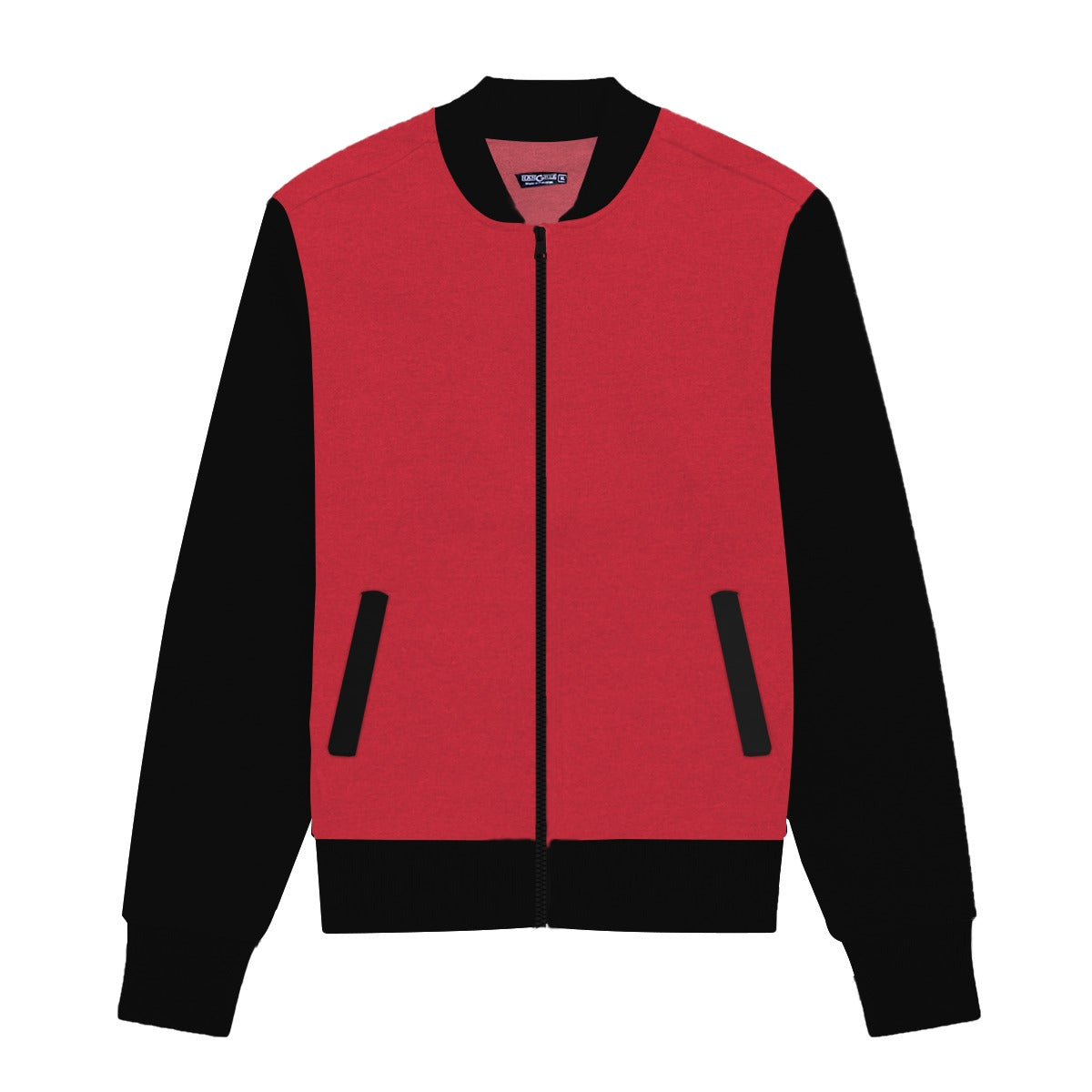 Contrast Sleeves EXCLUSIVE FLEECE BOMBER JACKET