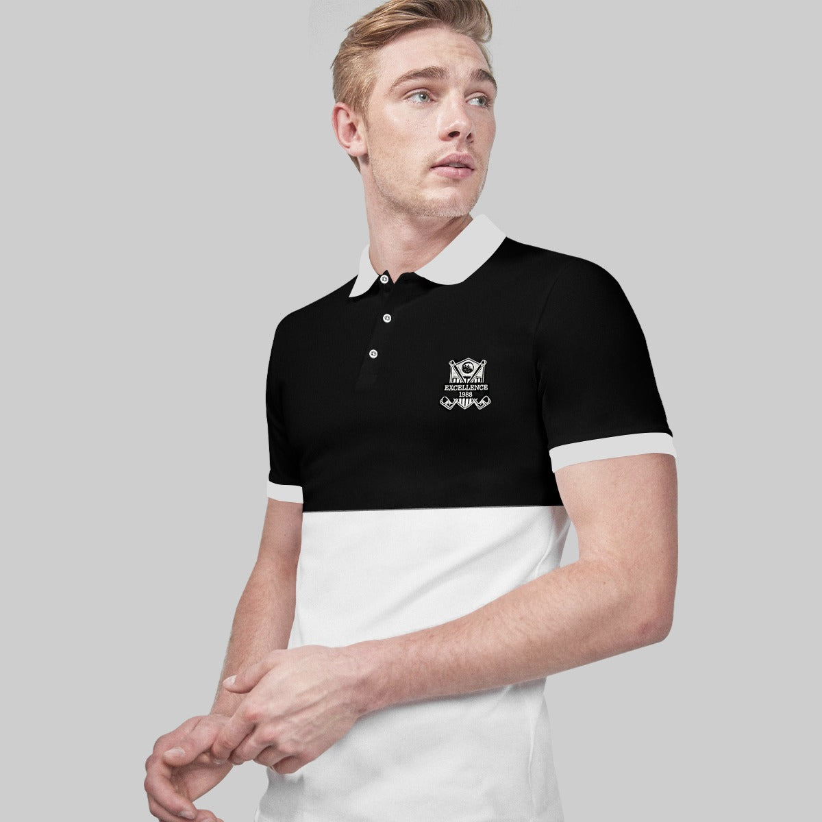 HG Signature Panel Fashion Polo Shirt