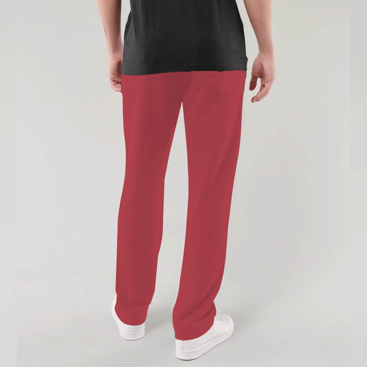 HG Burgundy Signature Emb Soft Cotton Trouser