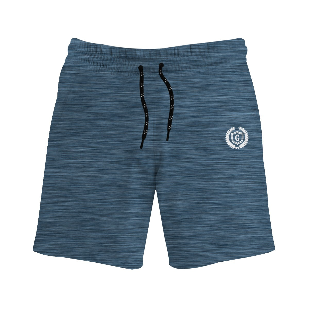 HG SIGNATURE EMB TWO QUARTER DRYFIT SHORTS - OXFORD BLUE