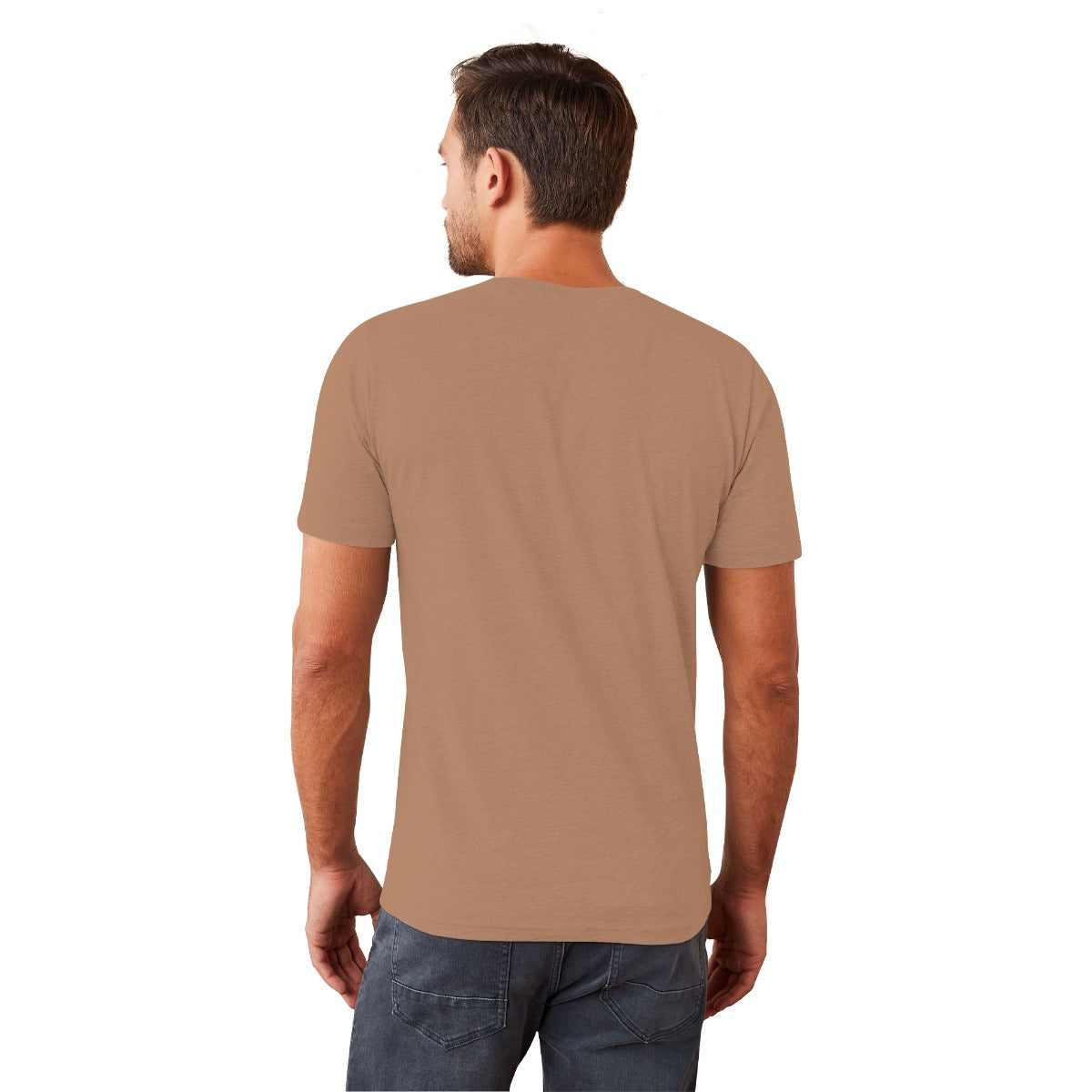 HG SIGNATURE SKIN BROWN ROUND NECK TEE SHIRT