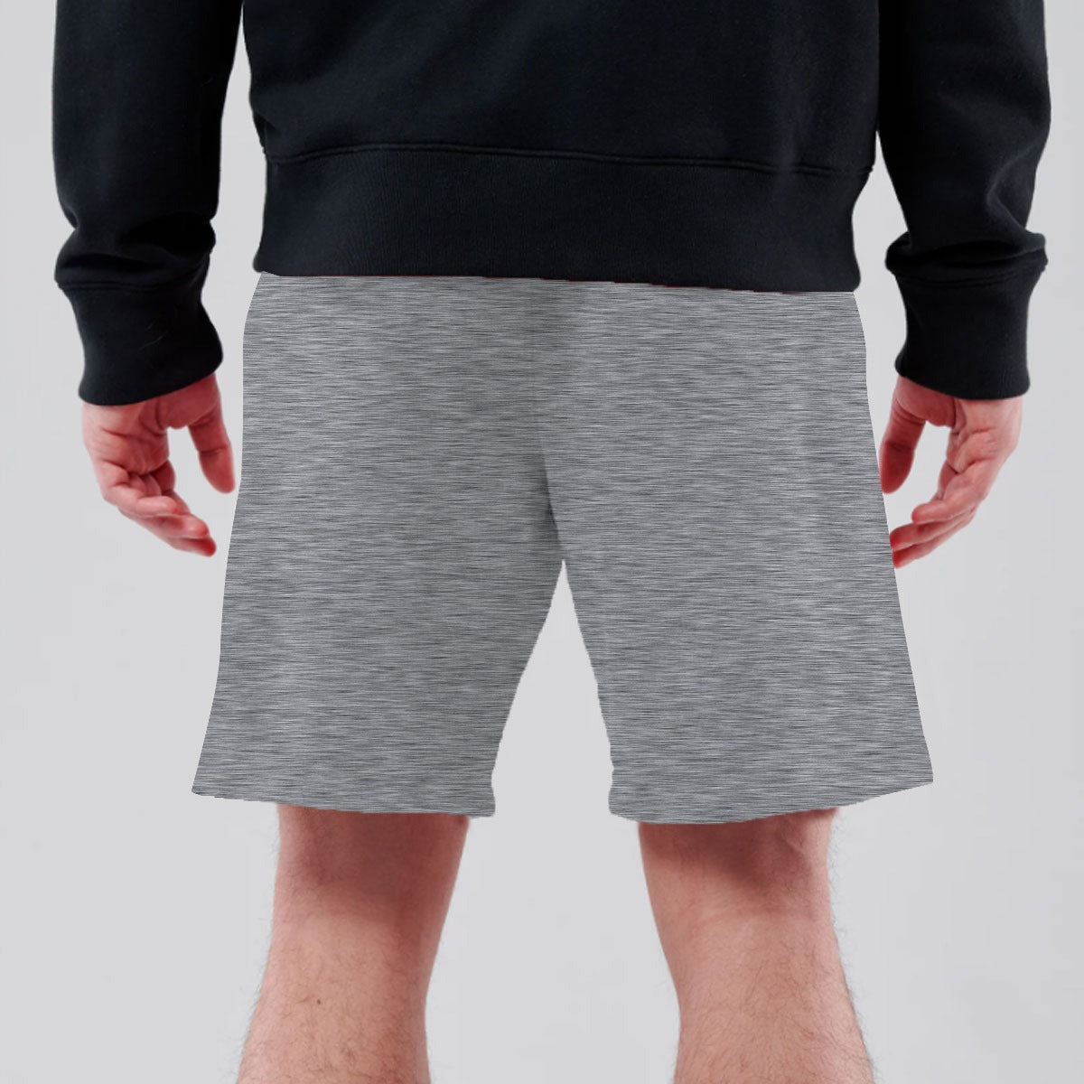 HG SIGNATURE EMB TWO QUARTER DRYFIT SHORTS - TEXTURED GRAY