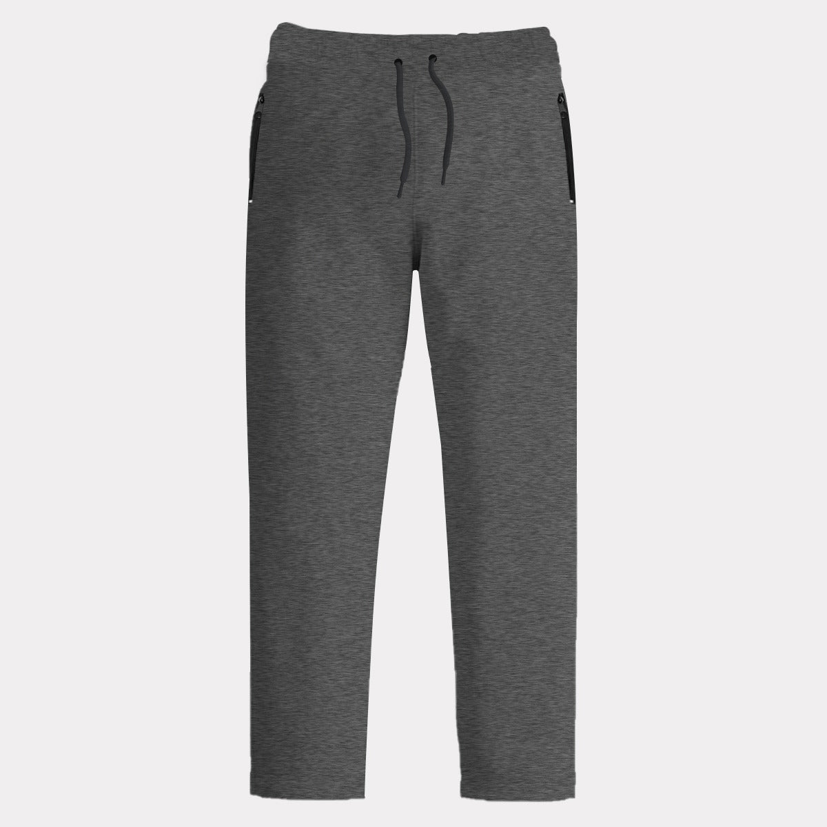 CHARCOAL ZIPPED POCKETS SOFT COTTON TROUSER