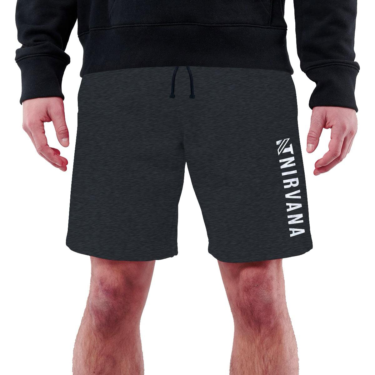 NT Printed Two Quarter Summer Shorts - Charcoal Gray