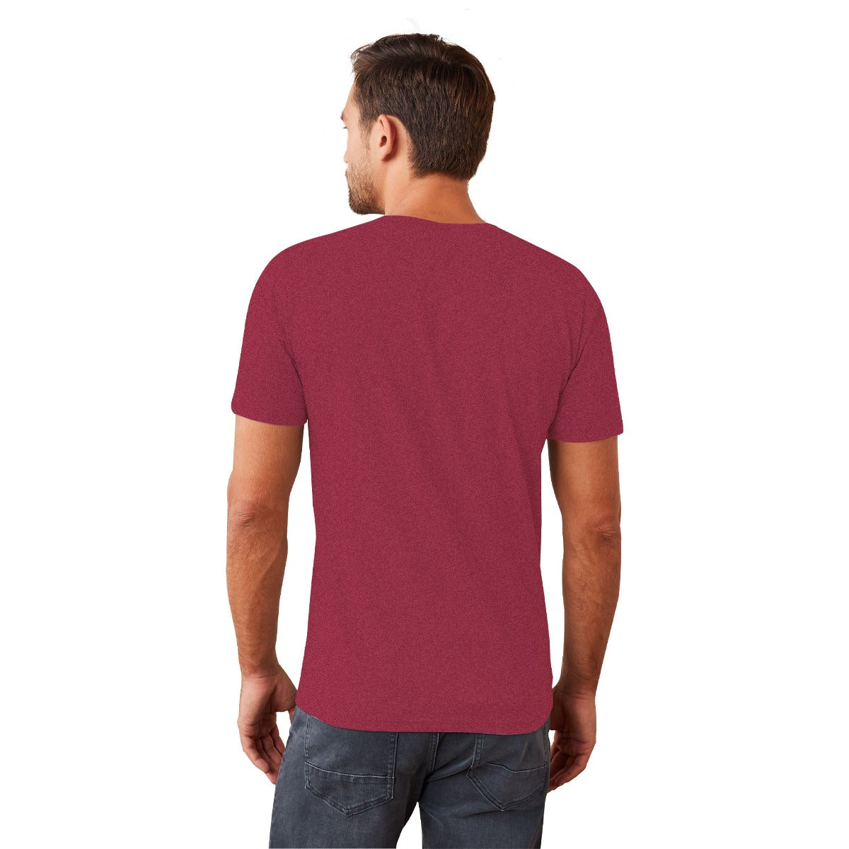 HG SIGNATURE EMB TEE SHIRT - BURGUNDY