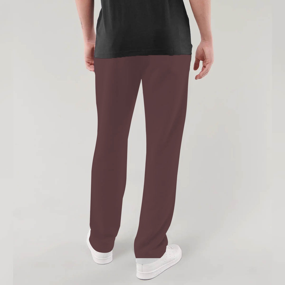 HG SIGNATURE EMB SOFT COTTON TROUSER - BROWN