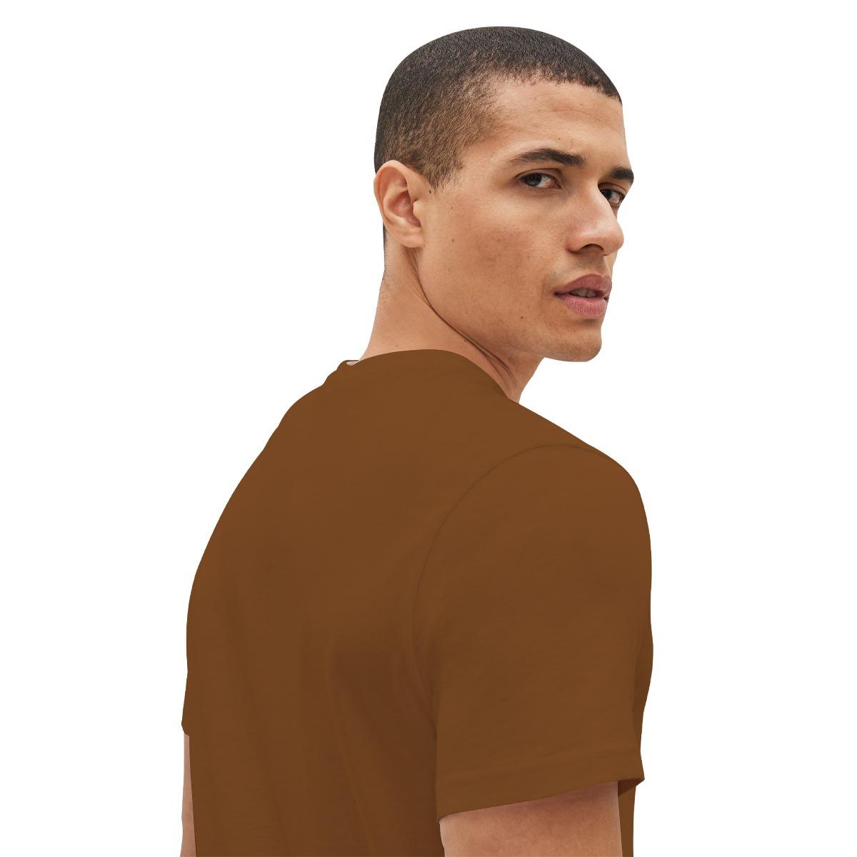 HG "STAY ON TRACK" Printed Tee Shirt - Tan Brown