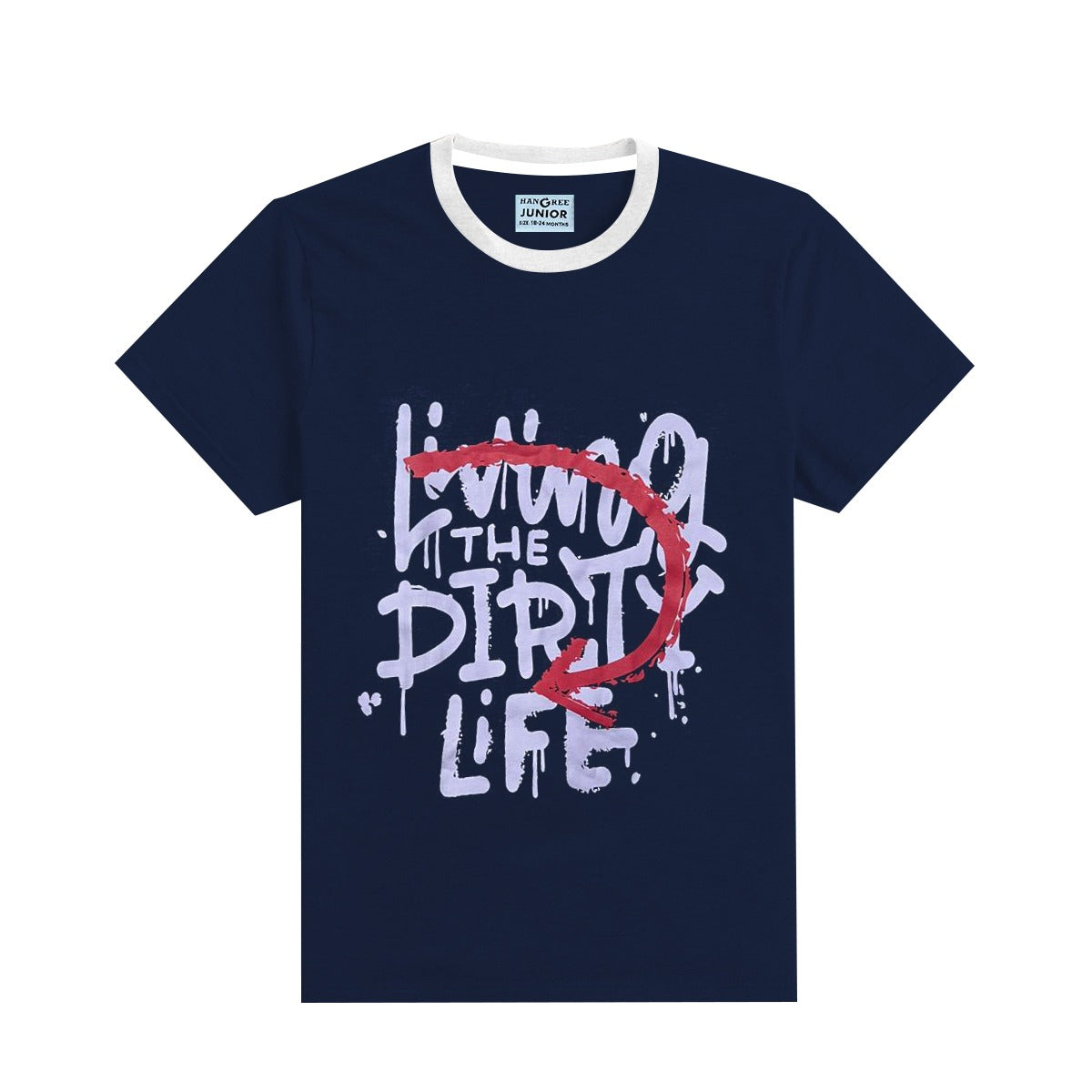 HG Graphic Printed Boys Tee Shirt - Navy