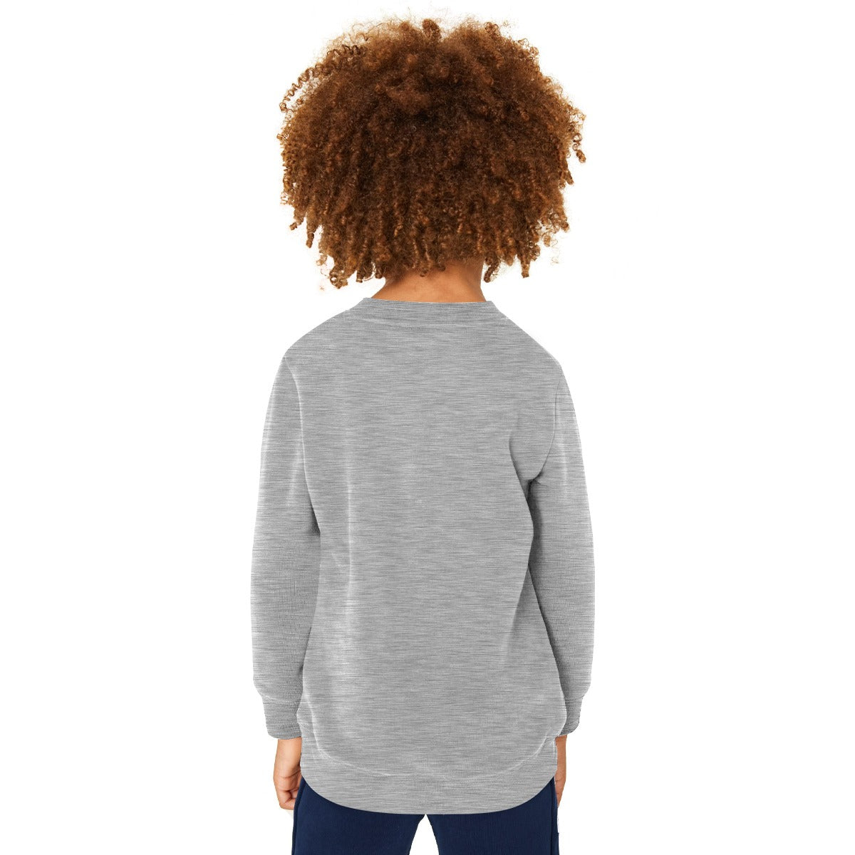 Boy's "Let's Do Some Work" Printed Sweat Shirt - Gray
