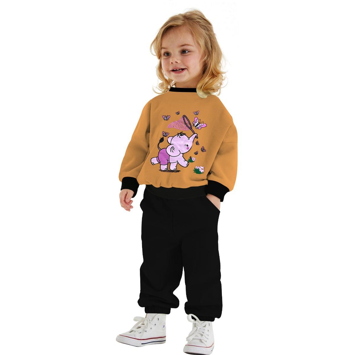 Exclusive Mustered Printed Twin Set