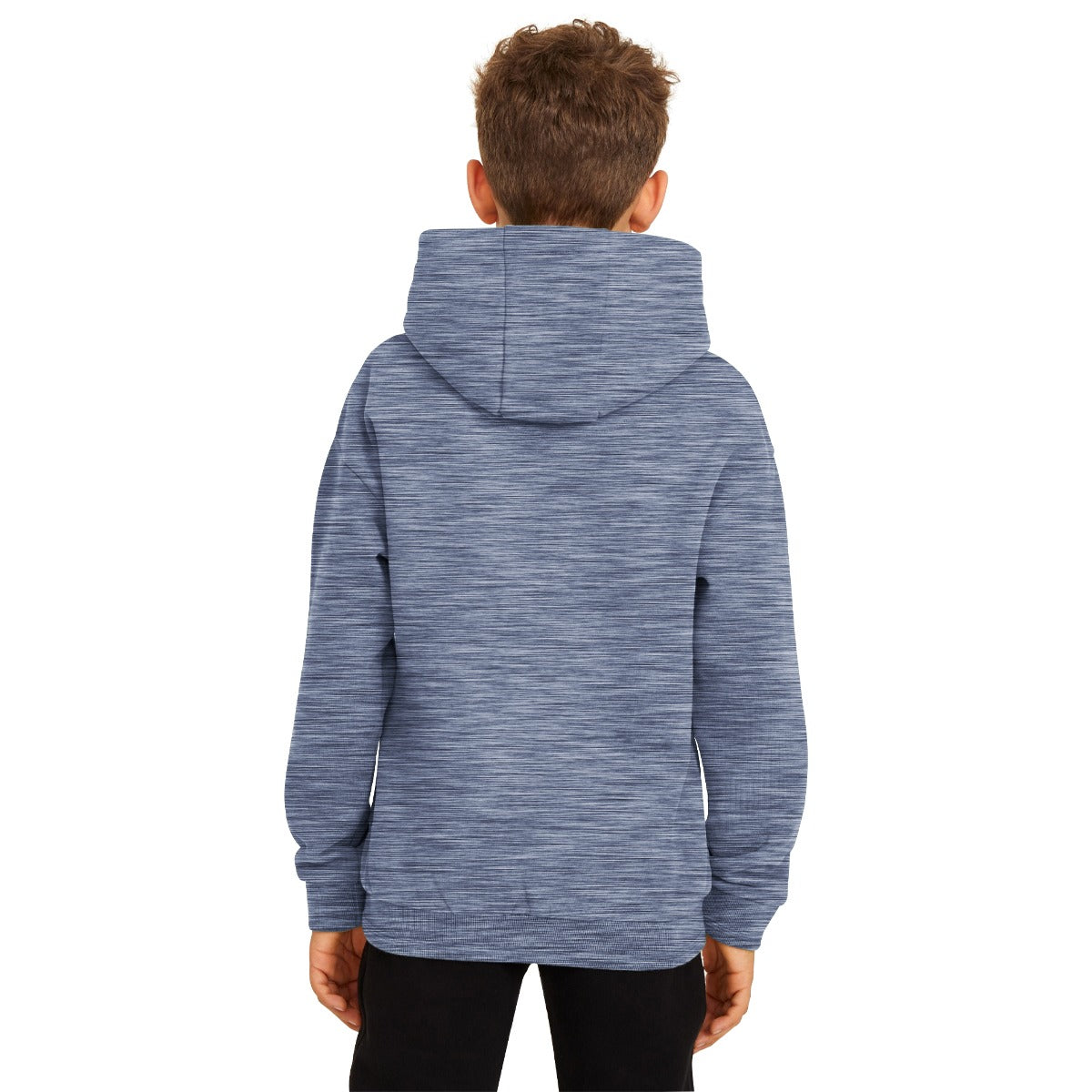 Unisex "Game On" Printed Hoodie - Textured Blue